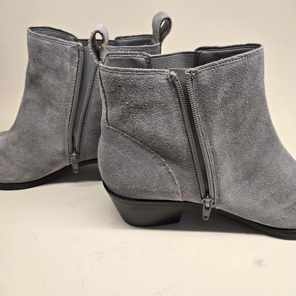 Vionic Roseland Size 10 W Slate Gray Water-Repellent Suede Chelsea Ankle Boot - Picture 5 of 11